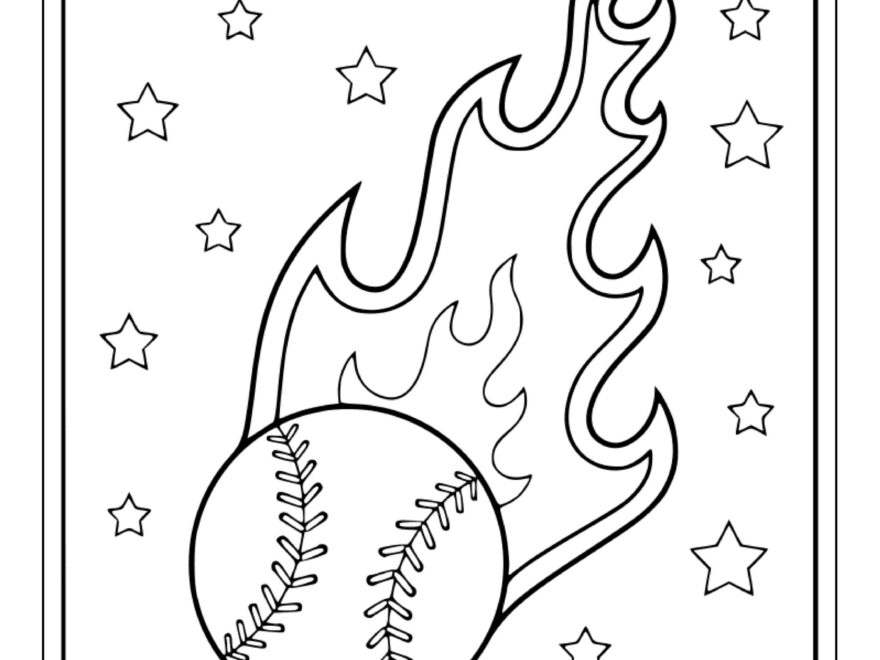 Printable Baseball Coloring Pages For Kids And Adults 100 Pages Instant Digital Download PDF Printable Baseball Player Coloring Sheets Etsy