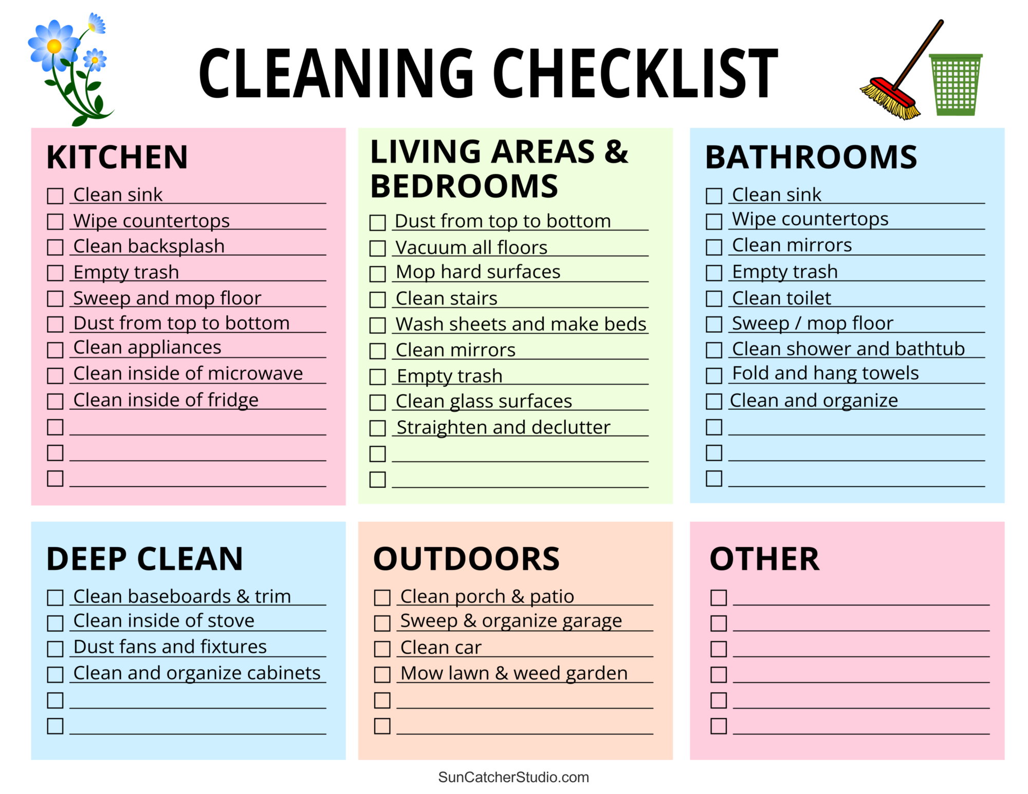 Printable Cleaning Schedule Spring Daily Weekly Checklists Free Printables Monograms Design Tools Patterns DIY Projects Printable Cleaning Schedule Spring Daily Weekly Checklists Free Printables Monograms Design Tools Patterns DIY Projects