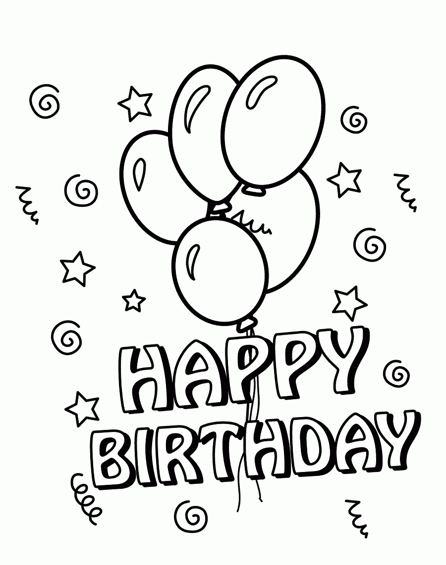color birthday cards printable