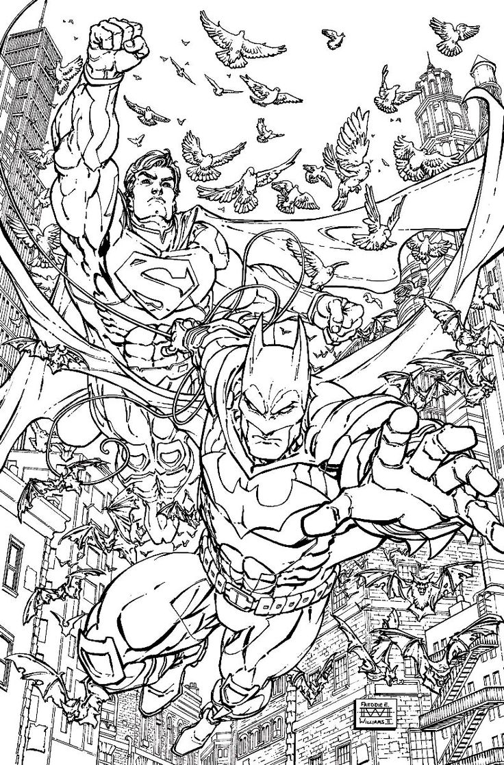 super hero coloring pages