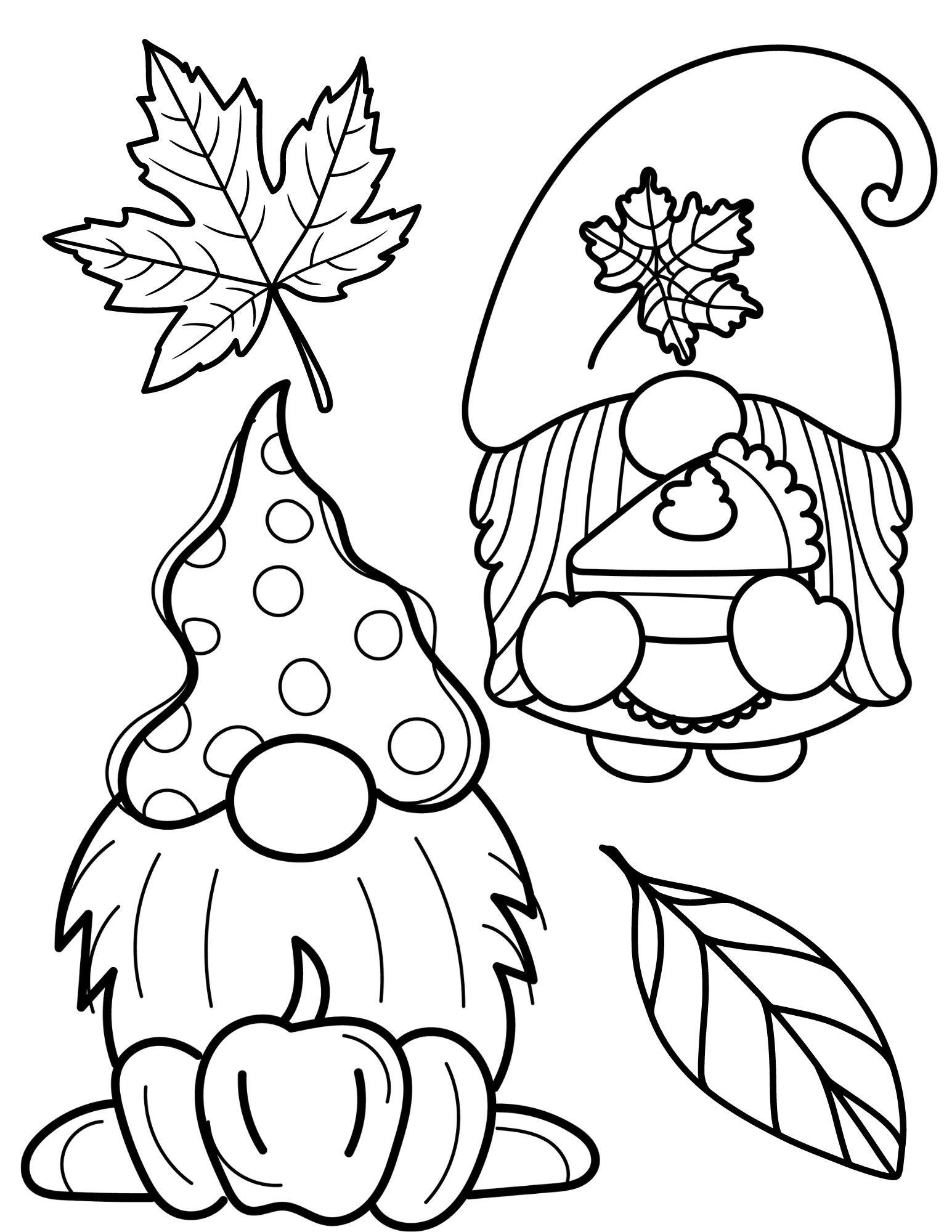 coloring pages fall printable