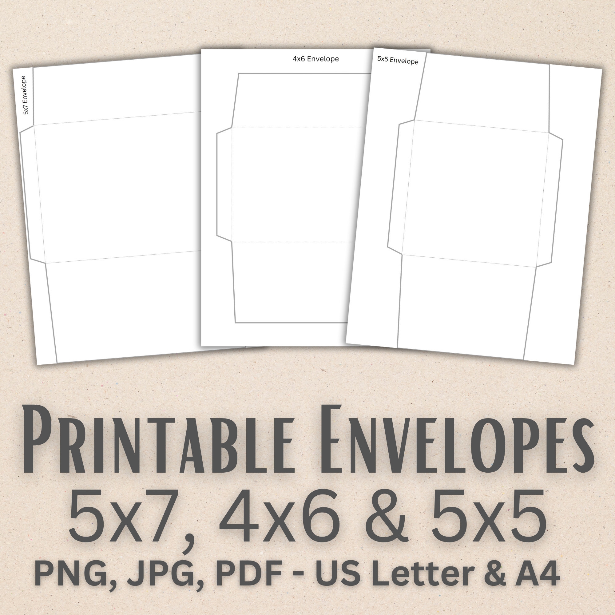 printable envelope pattern
