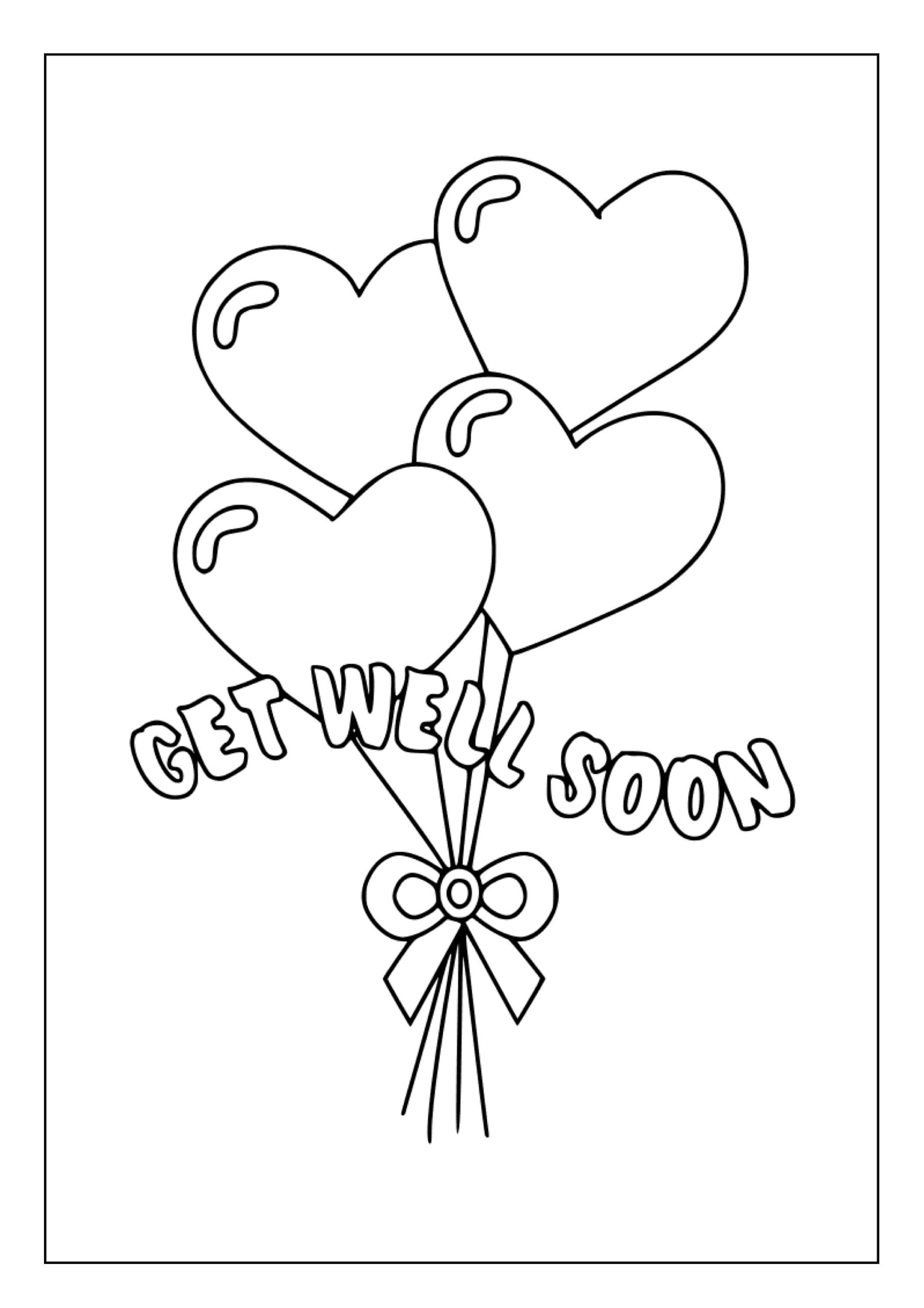 Printable Get Well Soon Coloring Pages For Kids Adults 35 Pages Instant Digital Download PDF Cute Best Wishes Cards Coloring Sheets Etsy Hong Kong