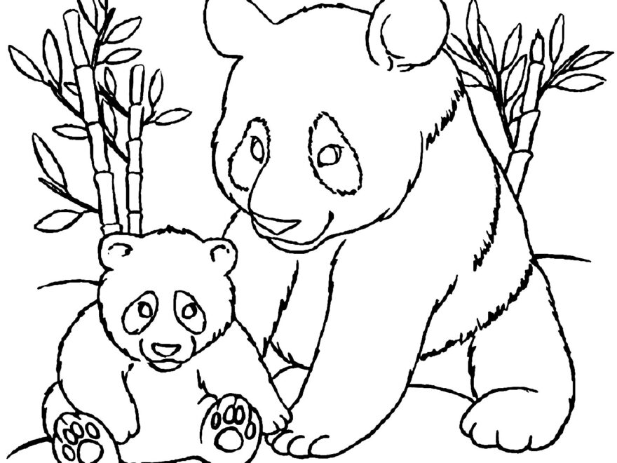 Printable Panda Coloring Page For Kids Panda Coloring Pages