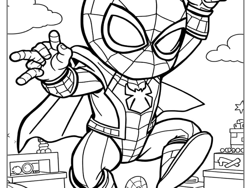 Printable Spiderman Coloring Pages Free Fun For All Ages