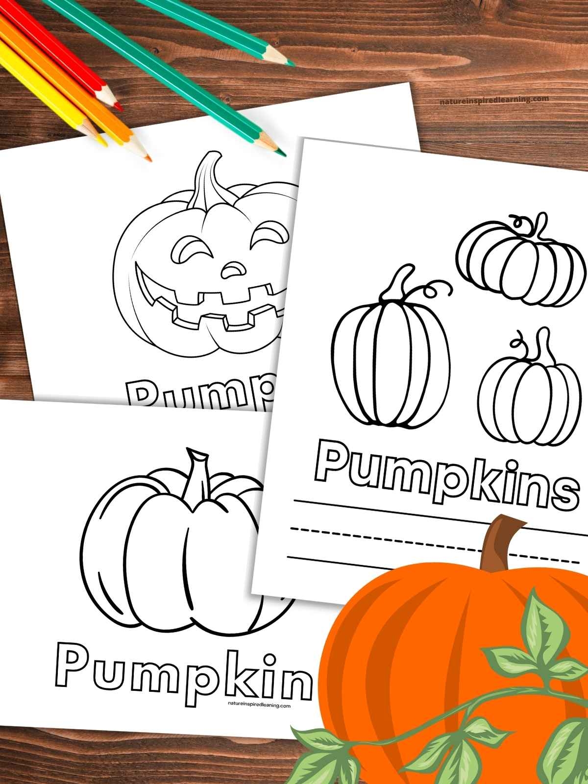 pumpkin coloring pages free printable