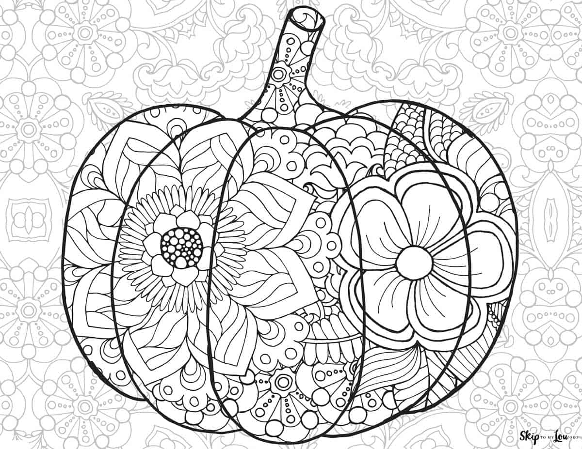 printable pumpkin coloring sheets