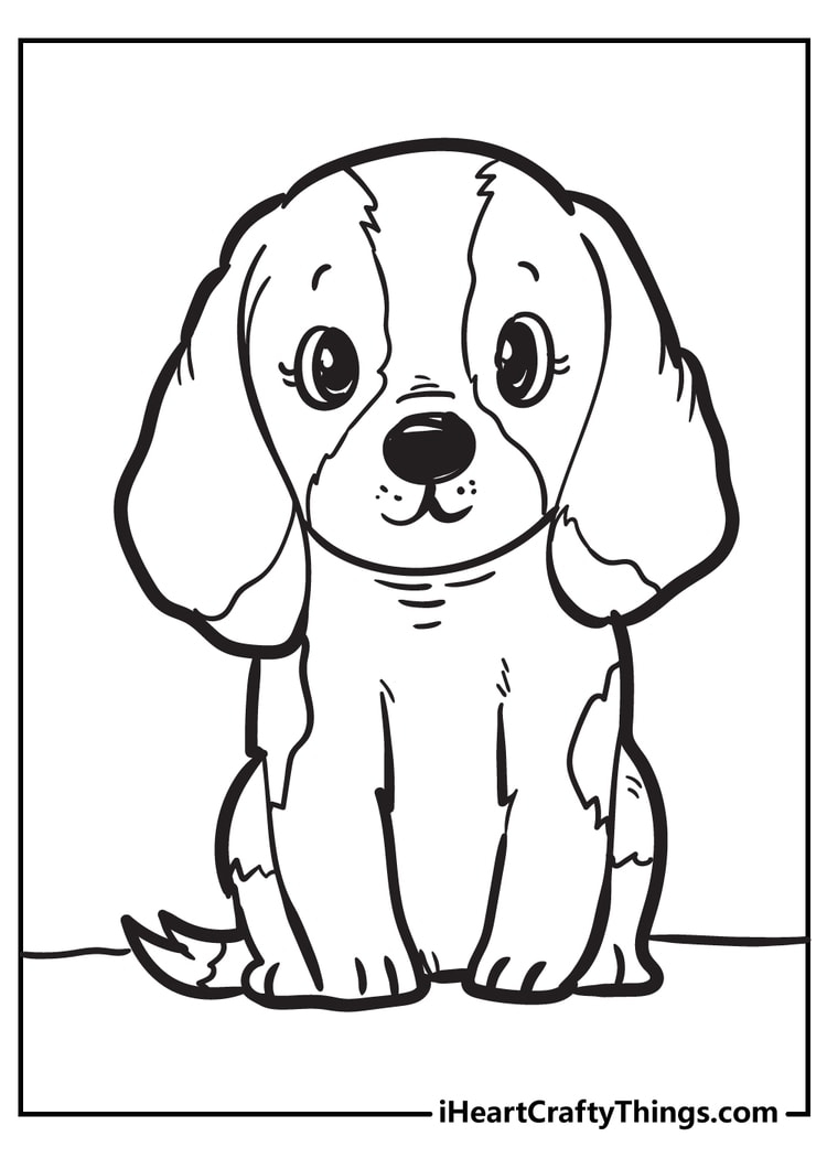 Puppy Coloring Pages 100 Free Printables Puppy Coloring Pages 100 Free Printables