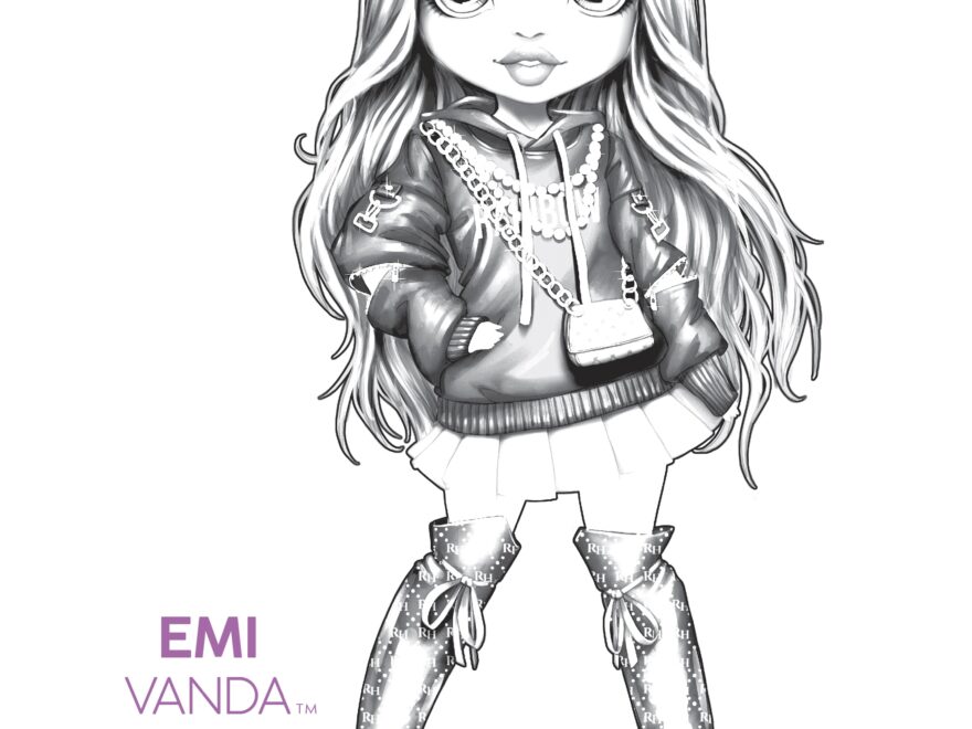 Rainbow High Coloring Pages YouLoveIt