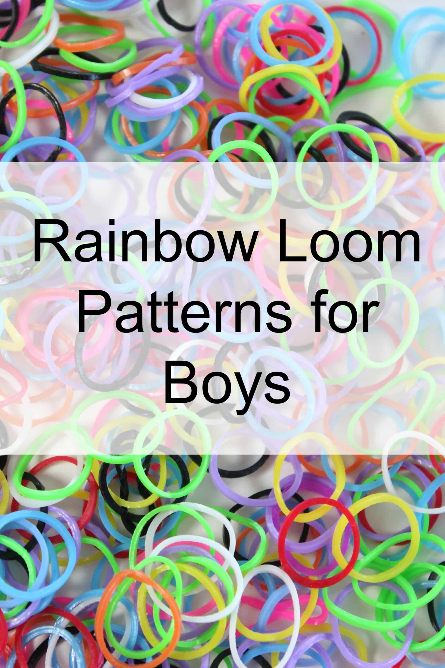 Rainbow Loom Patterns For Boys Mom Vs The Boys