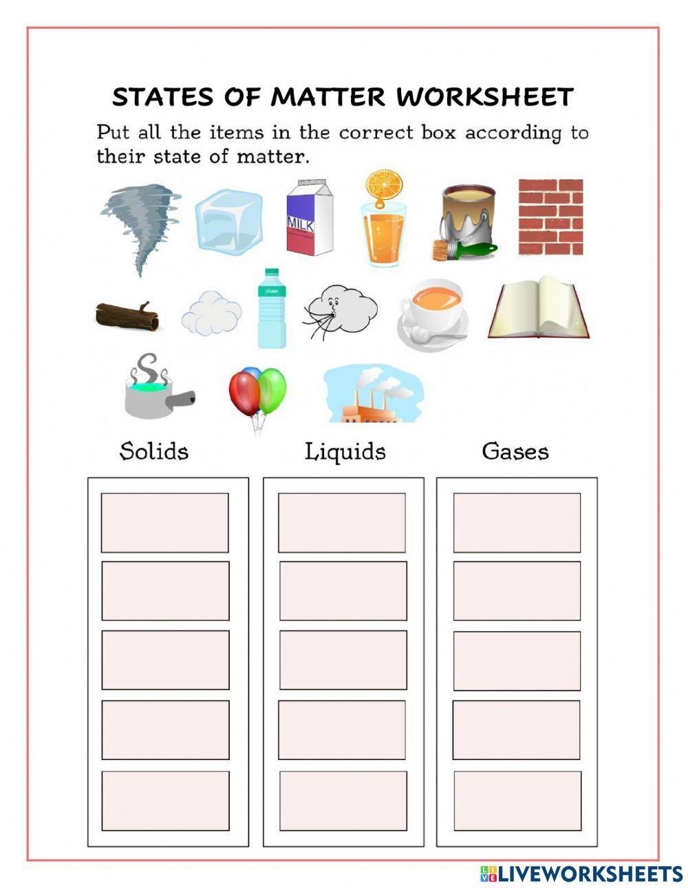 Science Online Exercise For Fifth Grade Live Worksheets Worksheets Library