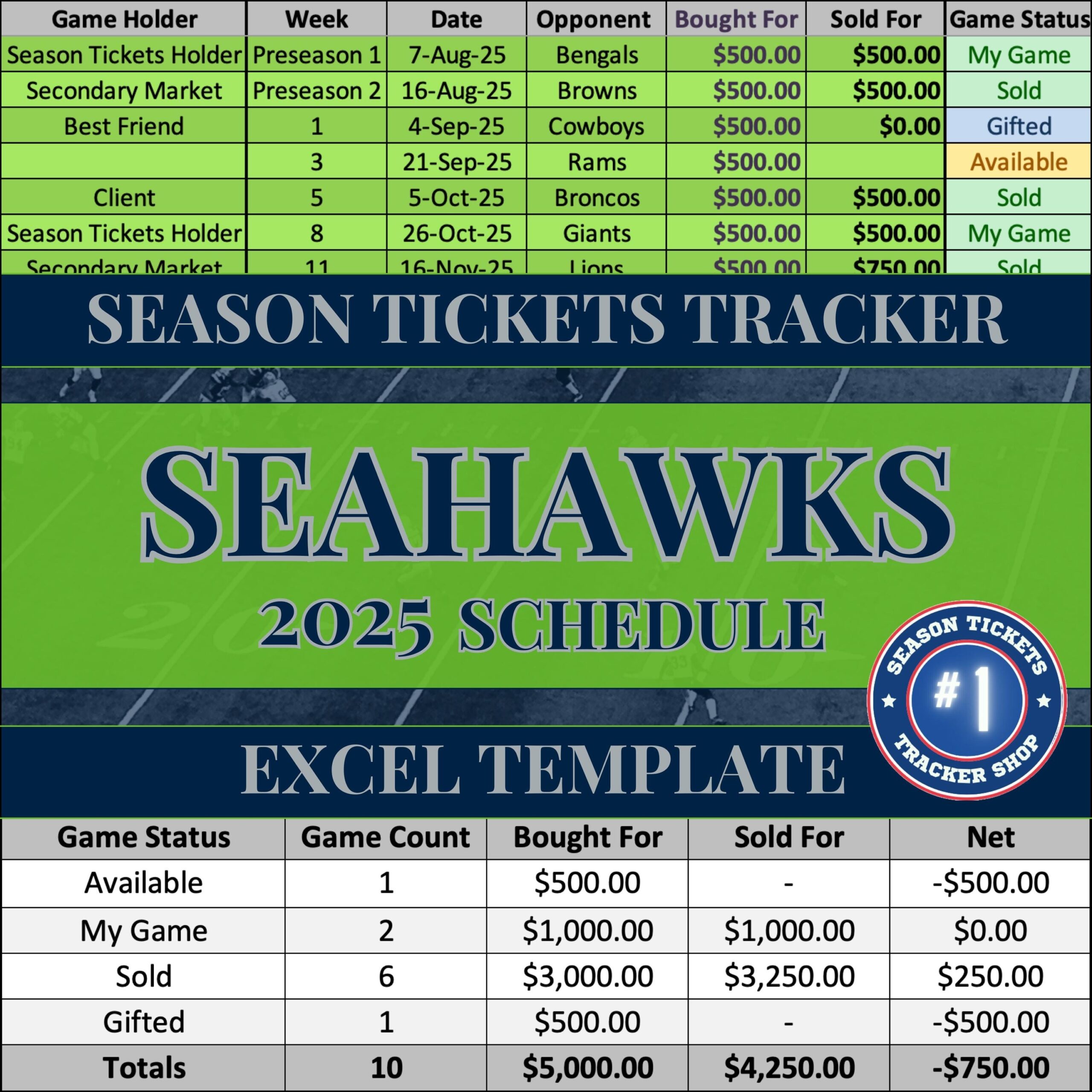 seattle seahawks printable schedule