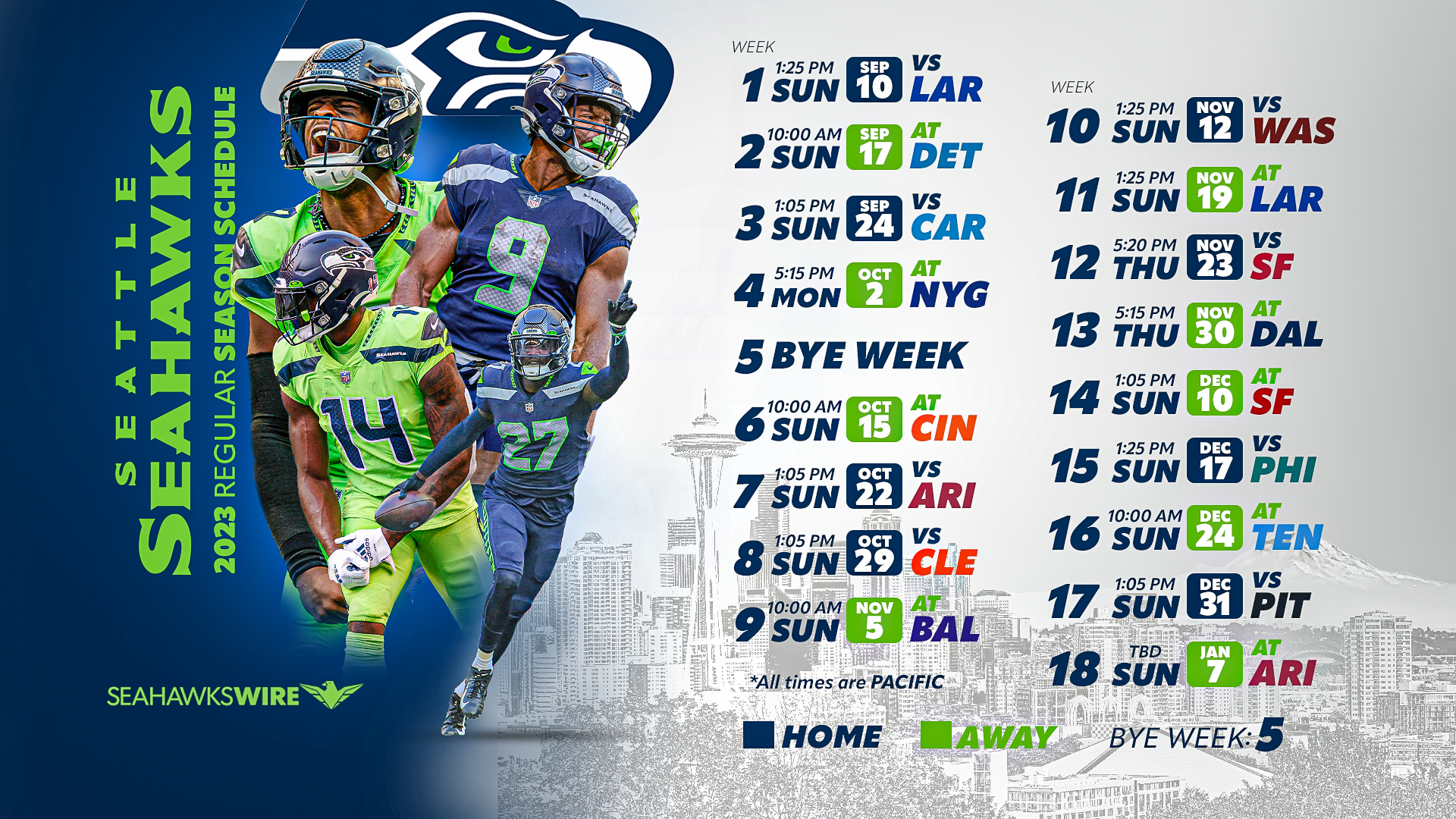 Seattle Seahawks 2023 Schedule Downloadable Wallpaper Seattle Seahawks 2023 Schedule Downloadable Wallpaper