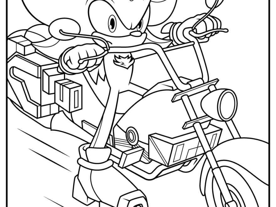 Shadow Sonic The Hedgehog Coloring Pages 22 Free Printables