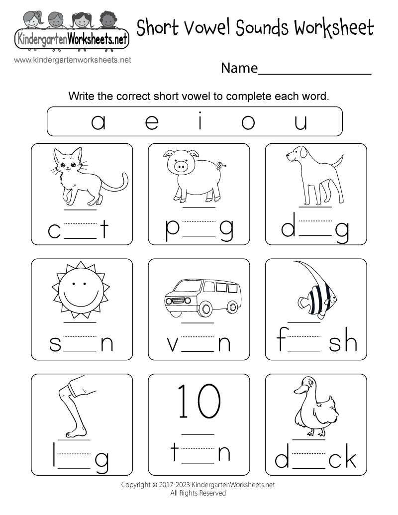 Short Vowel Sounds Worksheet Free Printable Digital PDF Short Vowel Sounds Worksheet Free Printable Digital PDF