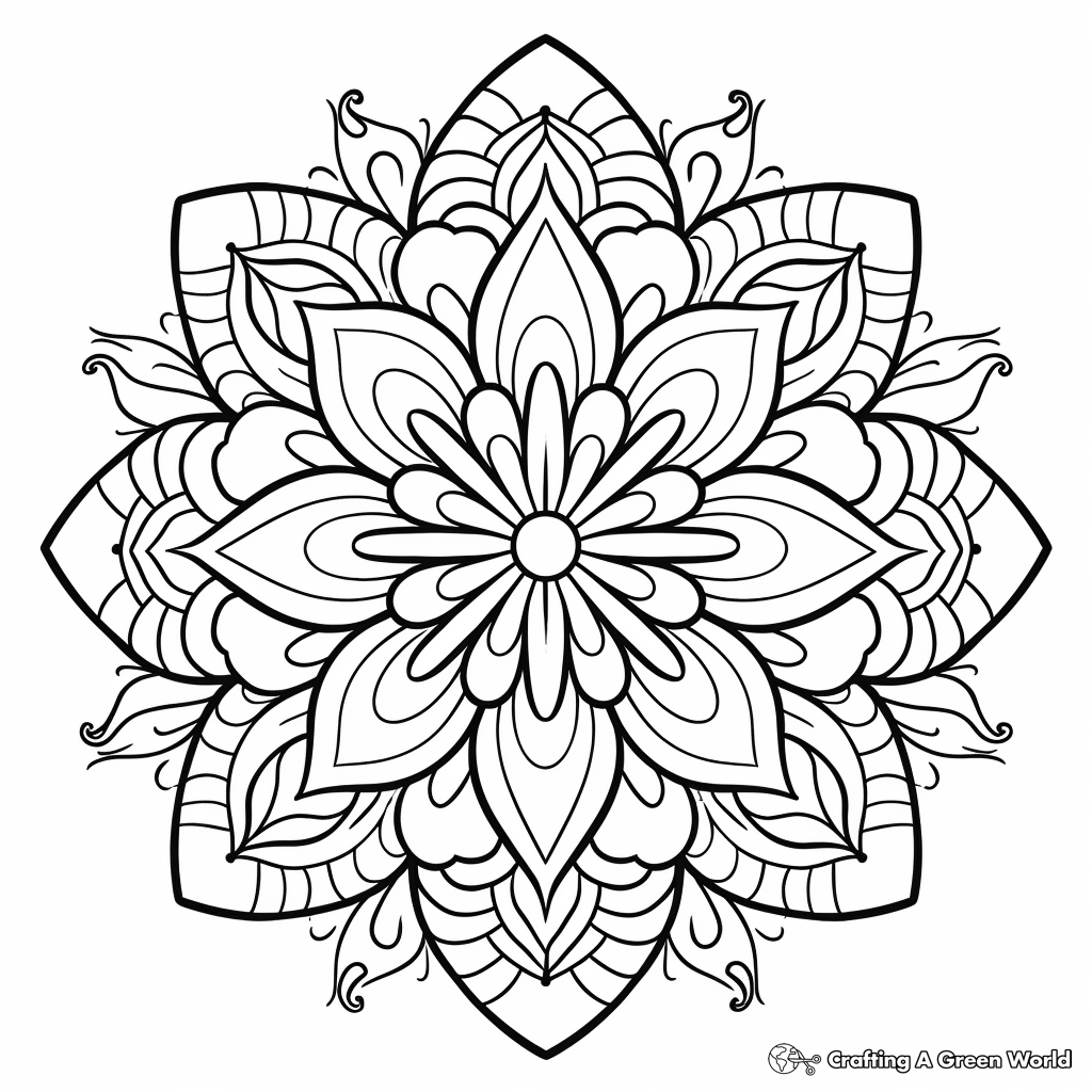 Simple Coloring Pages For Adults Free Printable 