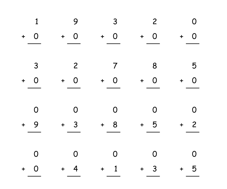 Single Digit Addition 0 To 10 Kindergarten Primar Made By Teachers