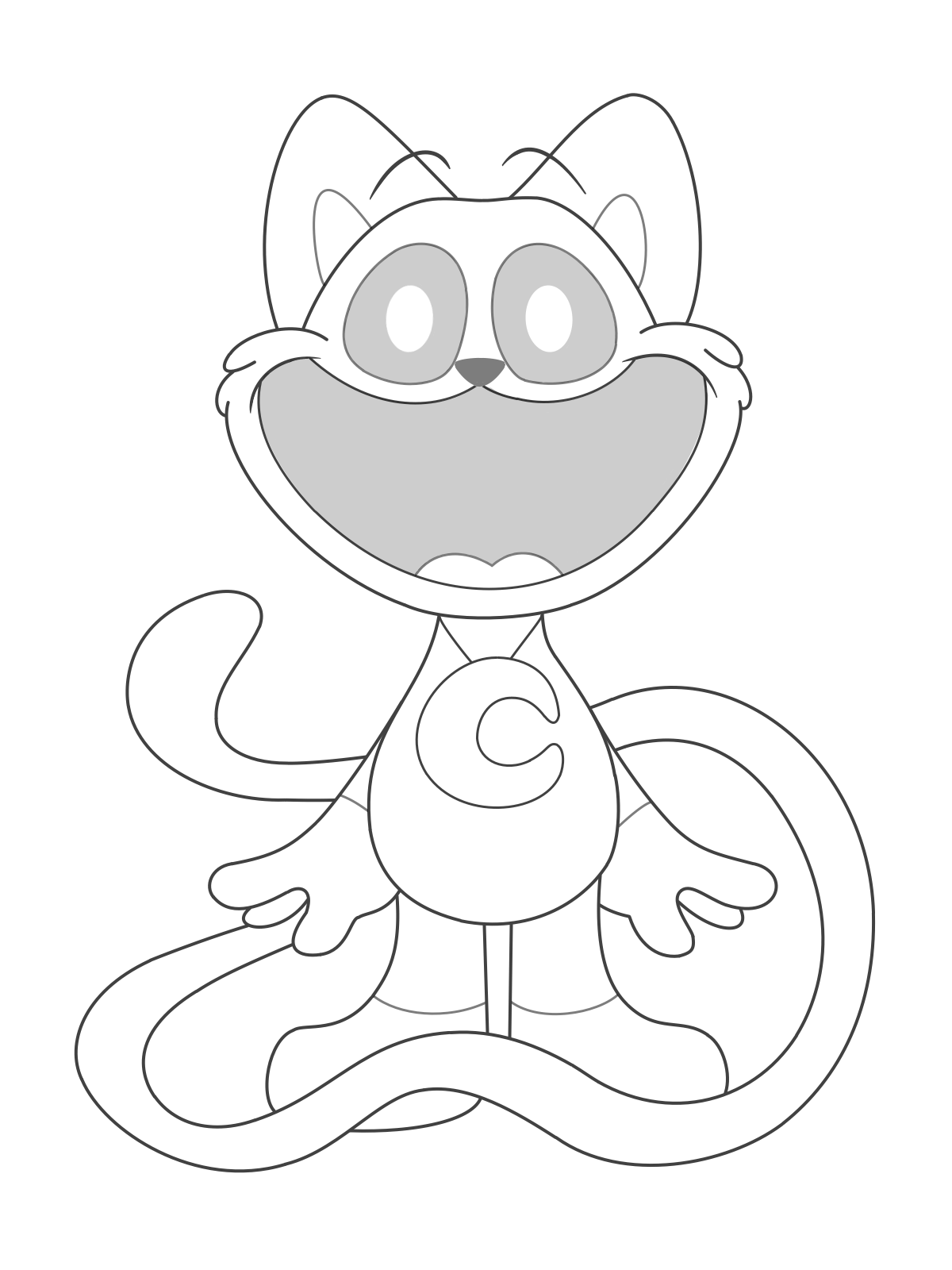Smiling Critters Coloring Pages Print And Color