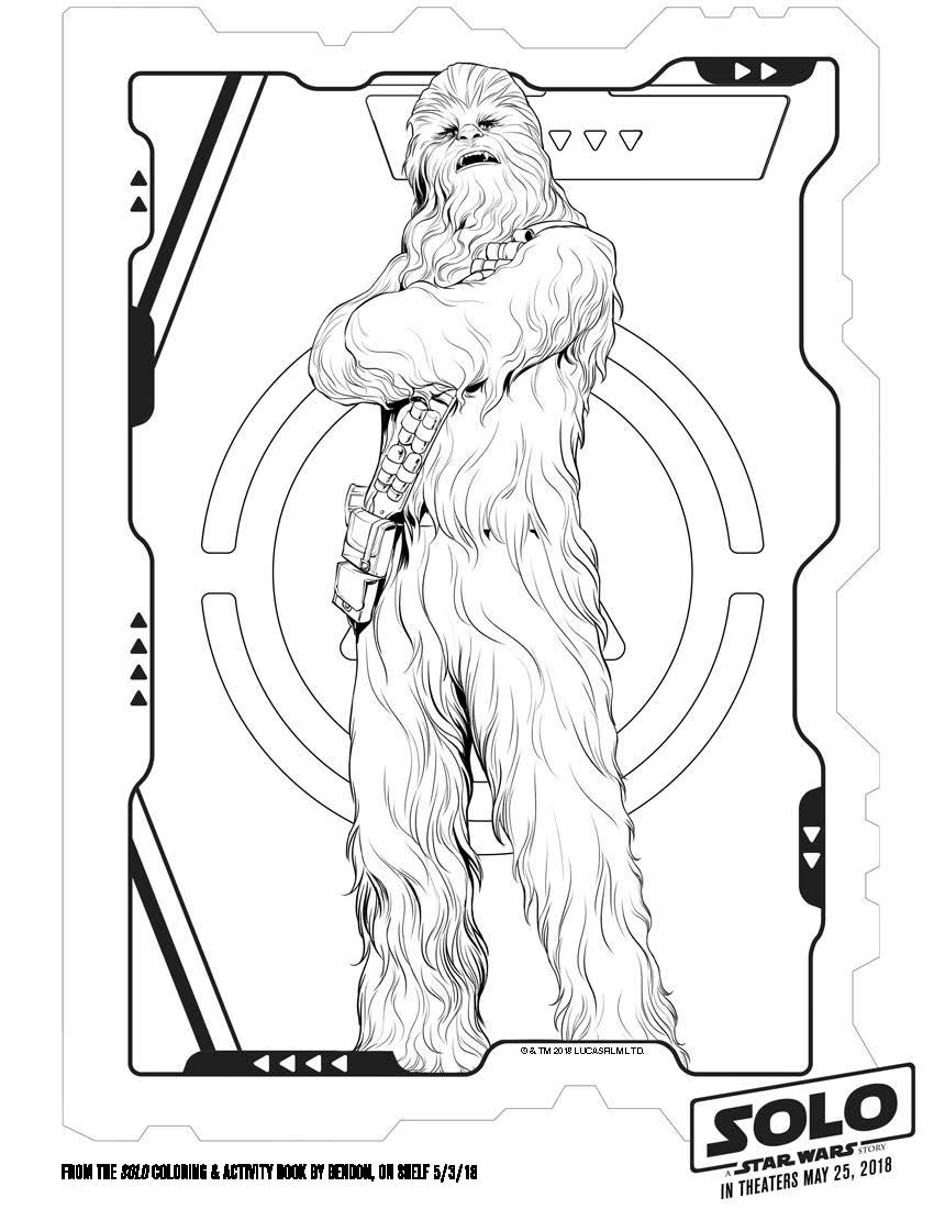 SOLO A STAR WARS STORY Coloring Pages And Activity Sheets