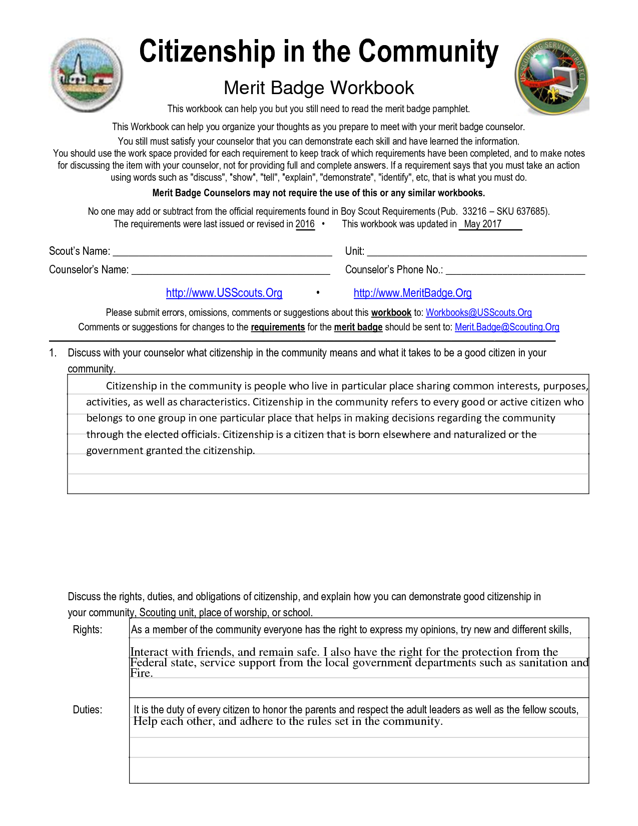citizenship in the nation merit badge worksheet citizenship in the nation merit badge worksheet
