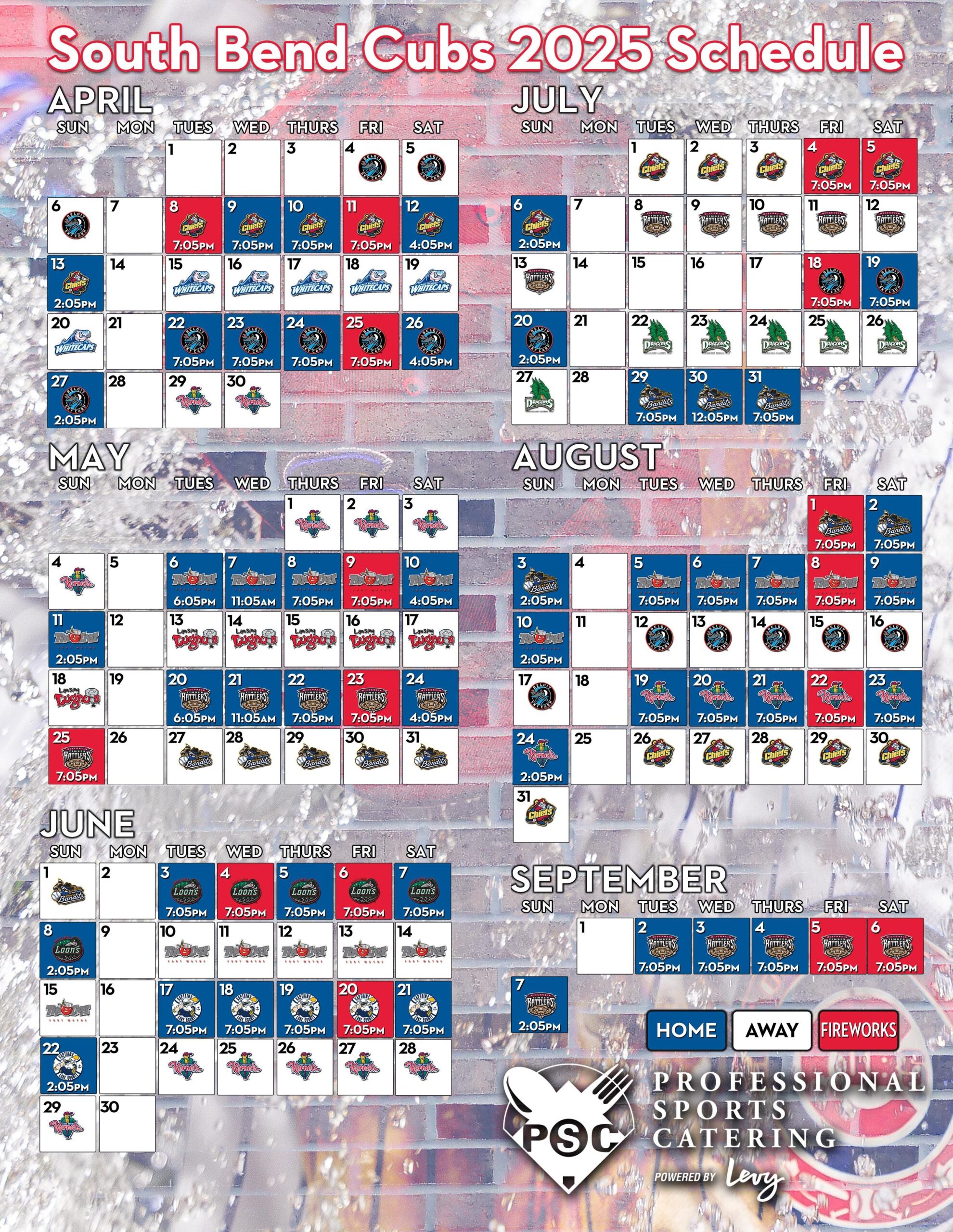 cubs printable schedule 2025