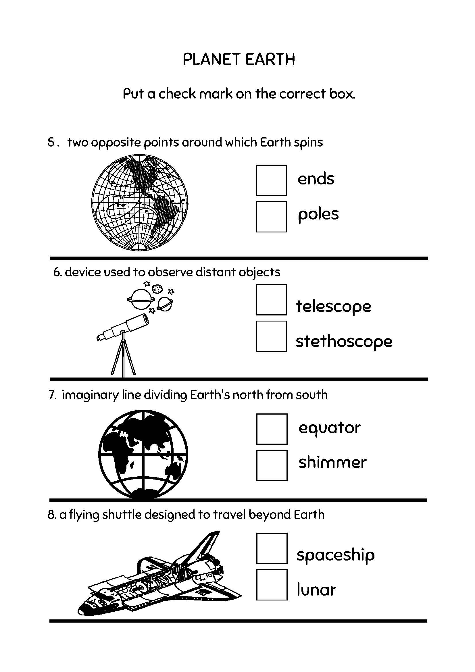 Space Science Worksheets For Kids 3rd 4th Grade With Answer Key Made By Teachers Space Science Worksheets For Kids 3rd 4th Grade With Answer Key Made By Teachers