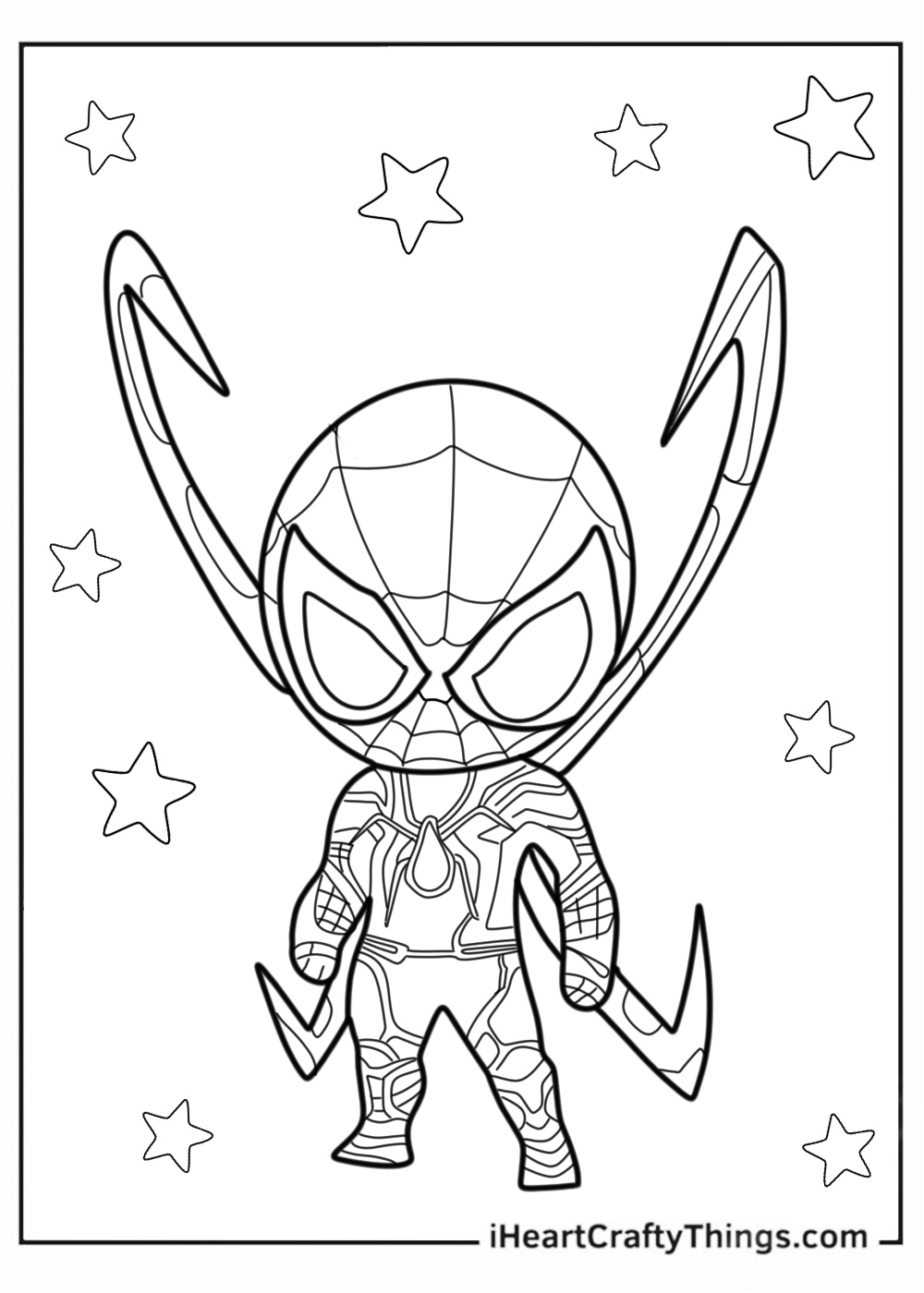 Spider Man Coloring Pages 50 Free PDF Printables For Kids