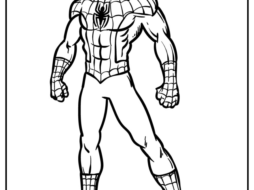 Spider Man Coloring Pages 50 Free PDF Printables For Kids