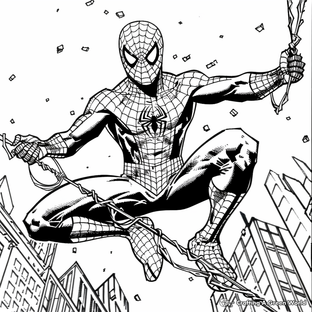 spiderman printable coloring sheets