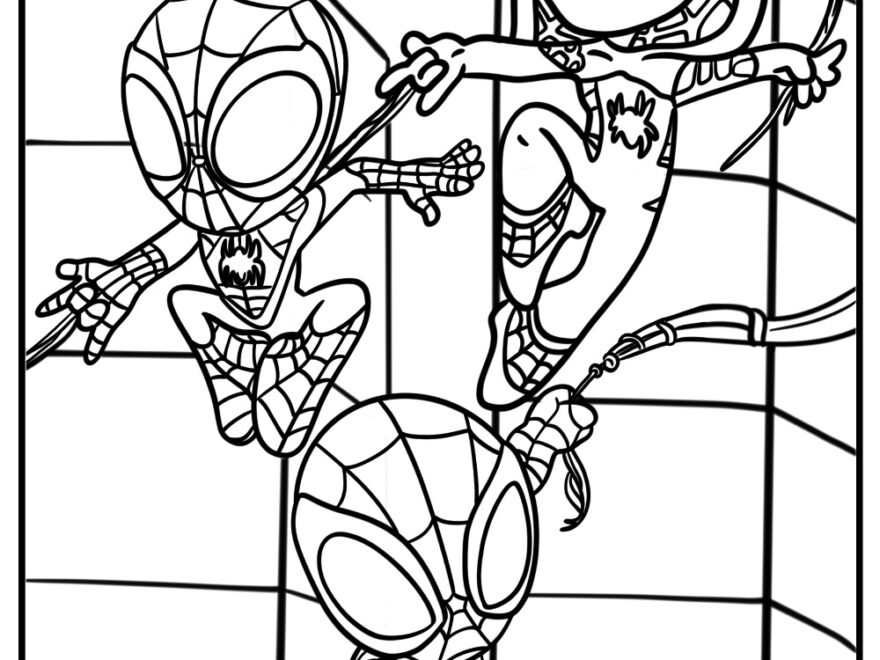Spidey And His Amazing Friends Coloring Pages 20 Free Printables