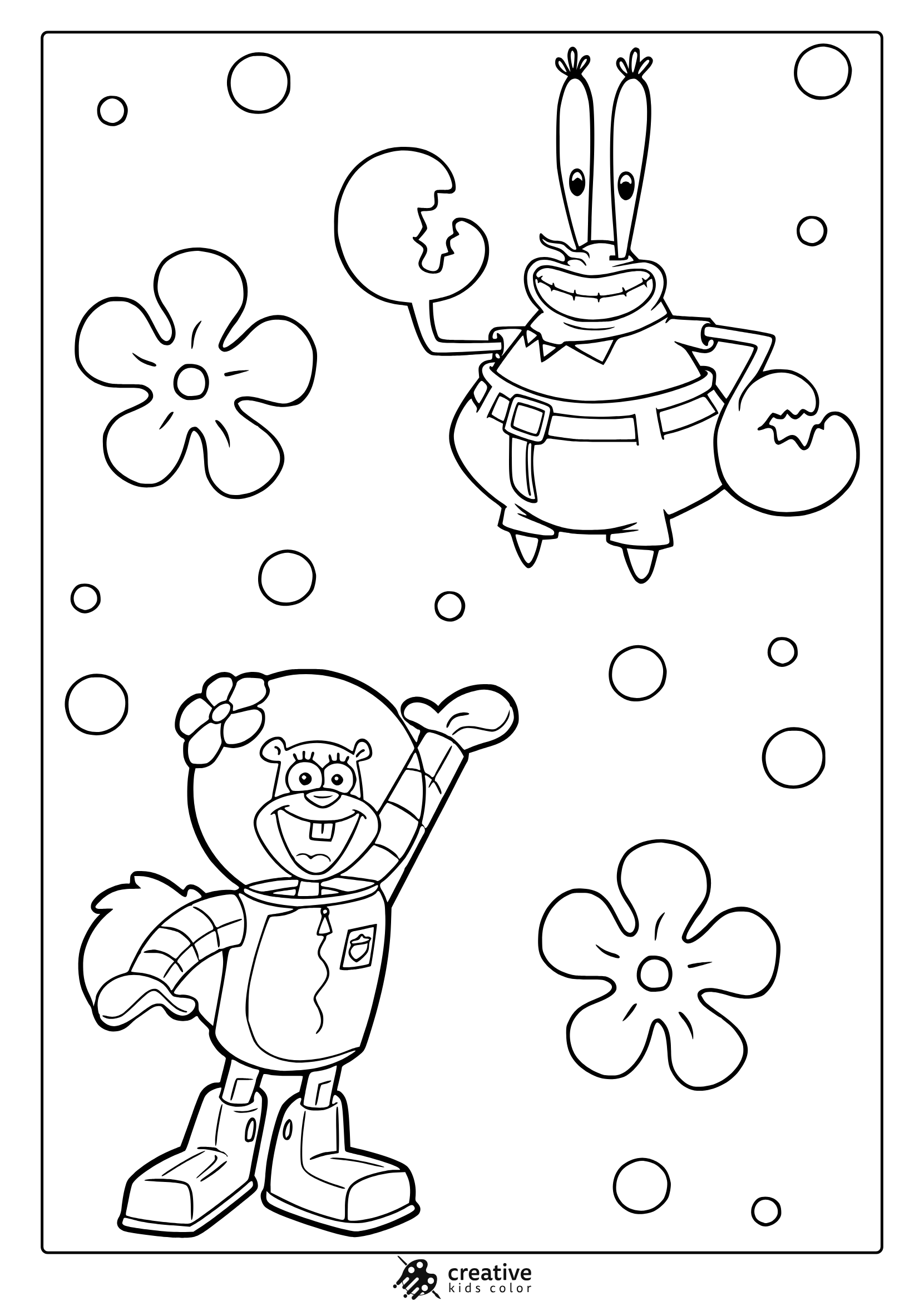 free printable spongebob coloring pages