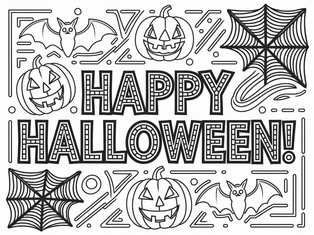 halloween coloring pages printable pdf