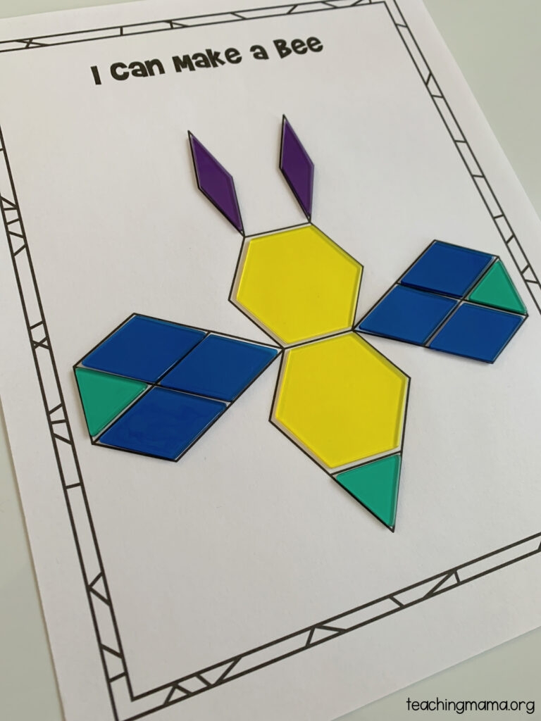 Spring Pattern Block Printables Teaching Mama