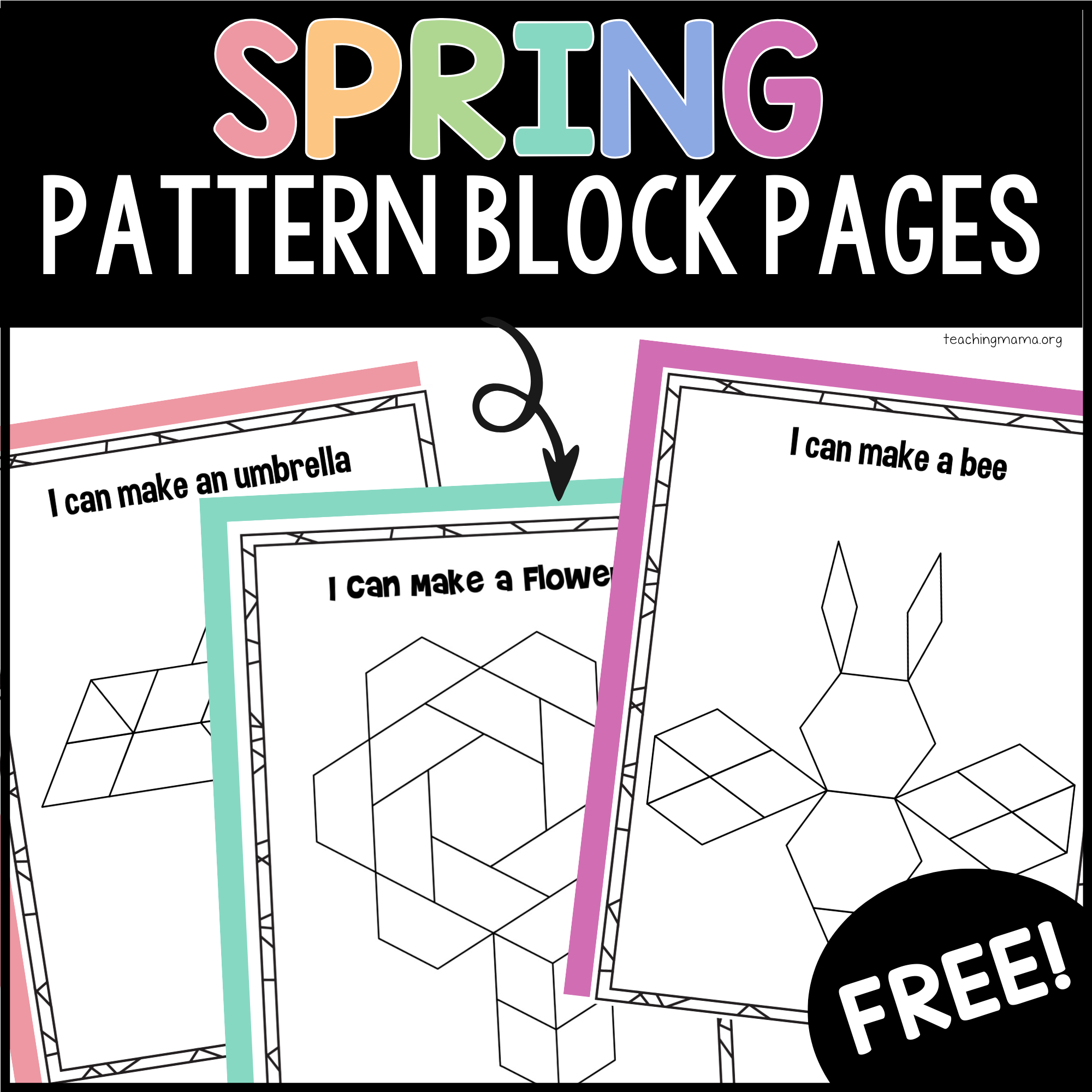 pattern block printables pattern block printables
