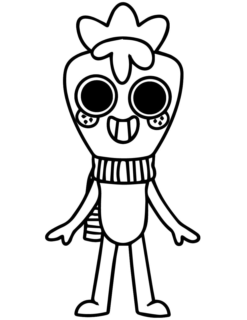 dandy's world coloring page