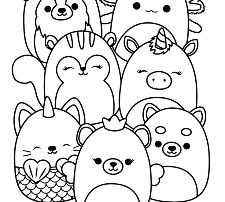 Squishmallows Coloring Pages 2023 Coloring And Learn F2
