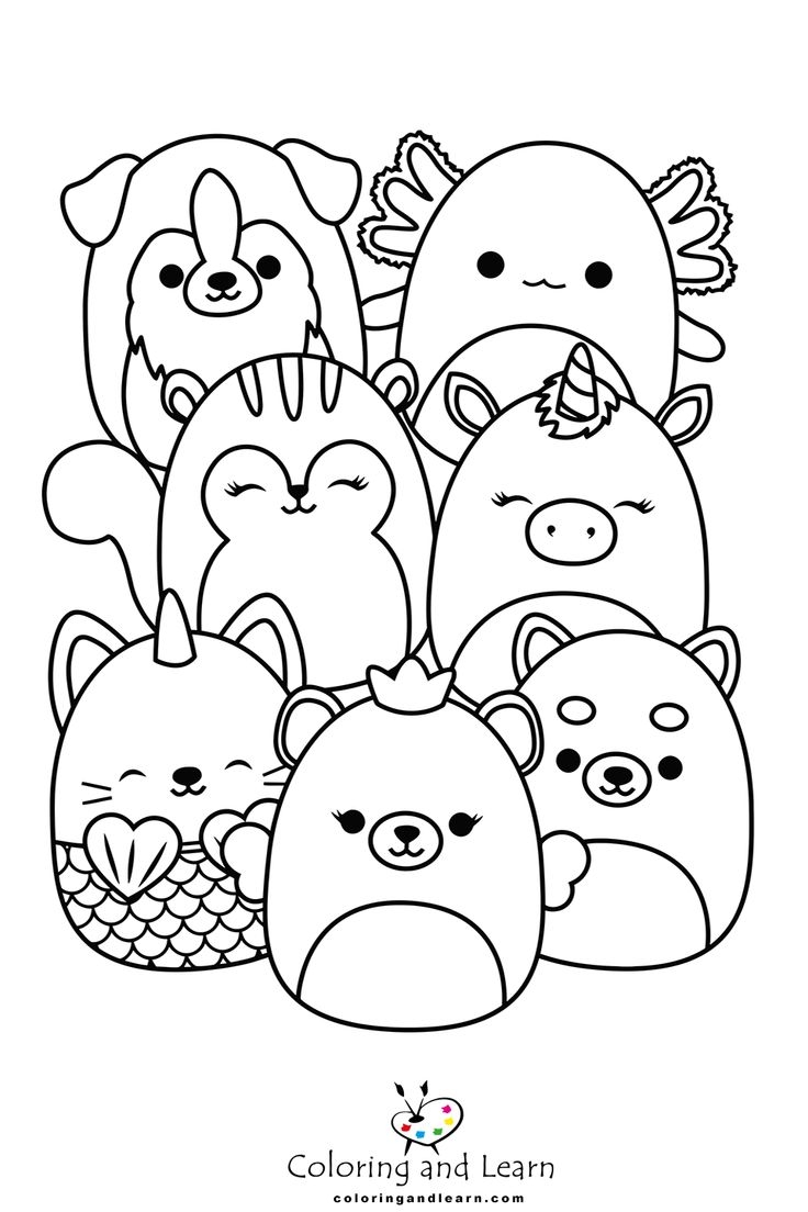 coloring book squishmallows coloring page coloring book squishmallows coloring page