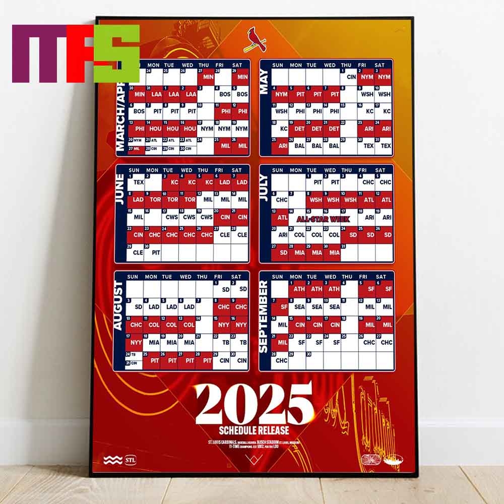 st louis cardinals schedule printable