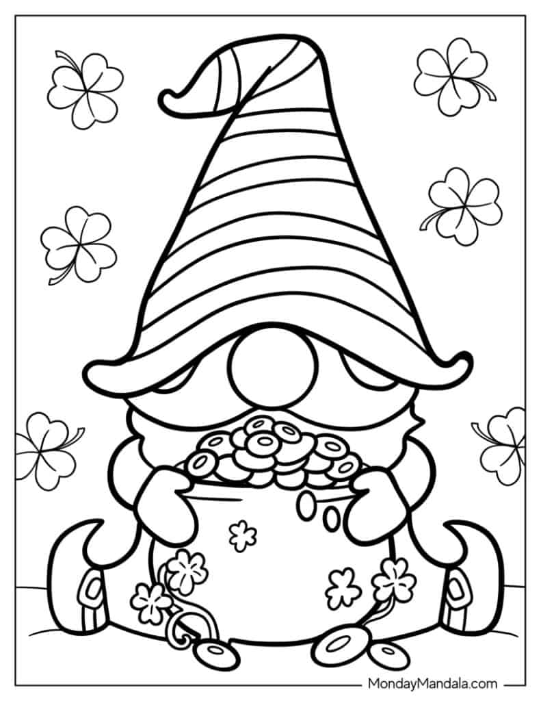St Patrick s Day Coloring Pages Free PDF Printables  St Patrick s Day Coloring Pages Free PDF Printables