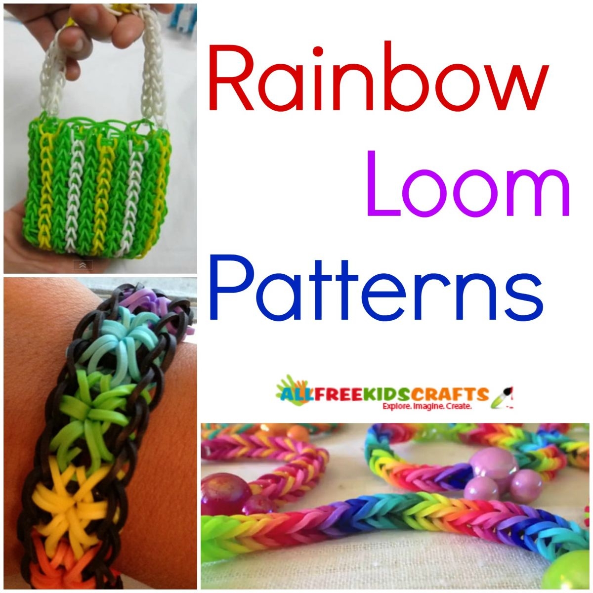 printable rainbow loom patterns