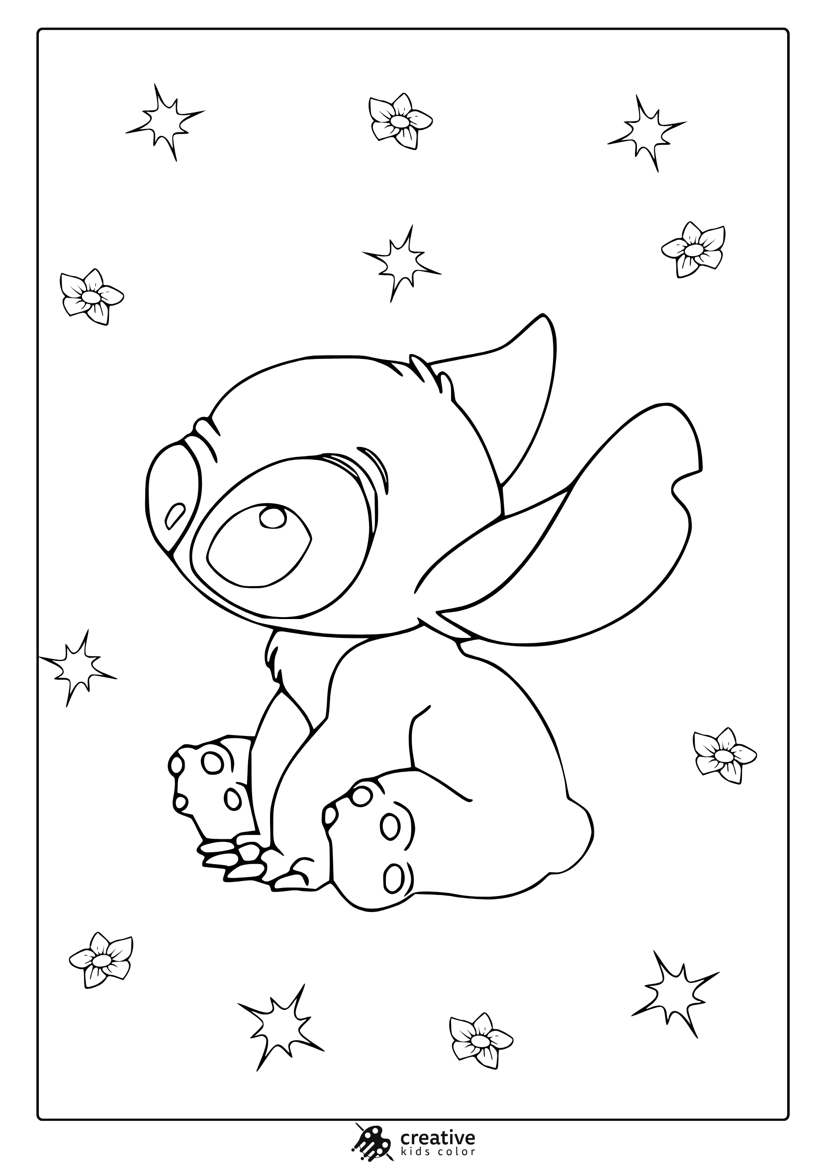free printable stitch coloring pages free printable stitch coloring pages
