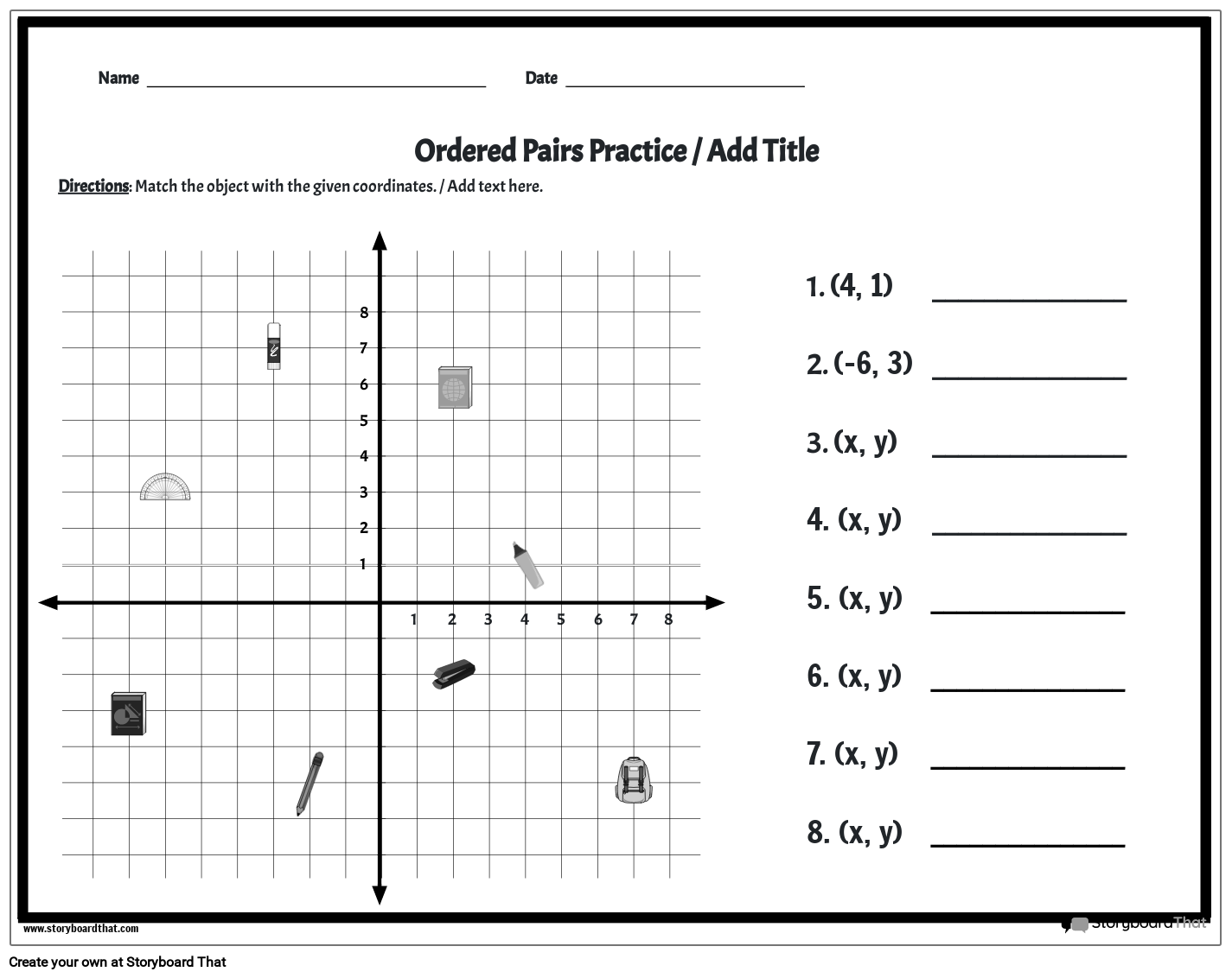plotting points on a coordinate plane worksheet plotting points on a coordinate plane worksheet
