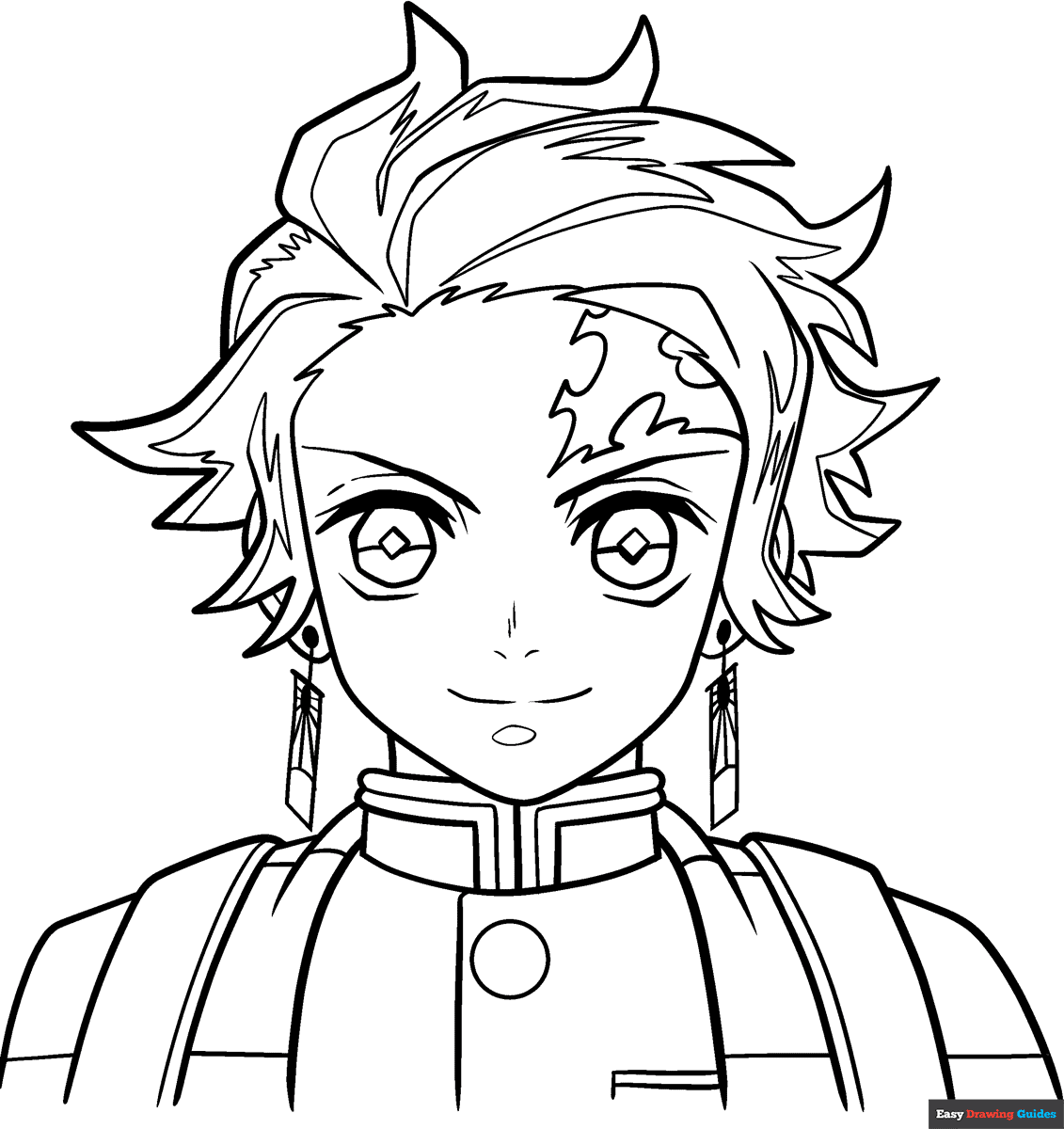 demon slayer coloring pages