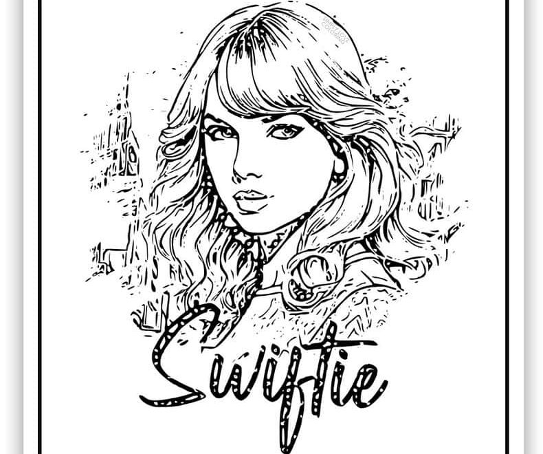 Taylor Swift Coloring Pages Free PDF Printables Simply Love Coloring