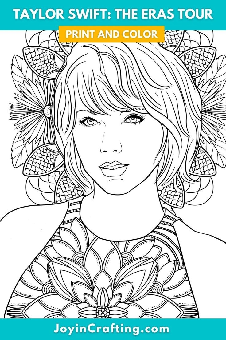printable coloring pages of taylor swift printable coloring pages of taylor swift