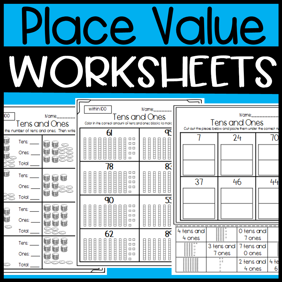 tens and ones worksheets