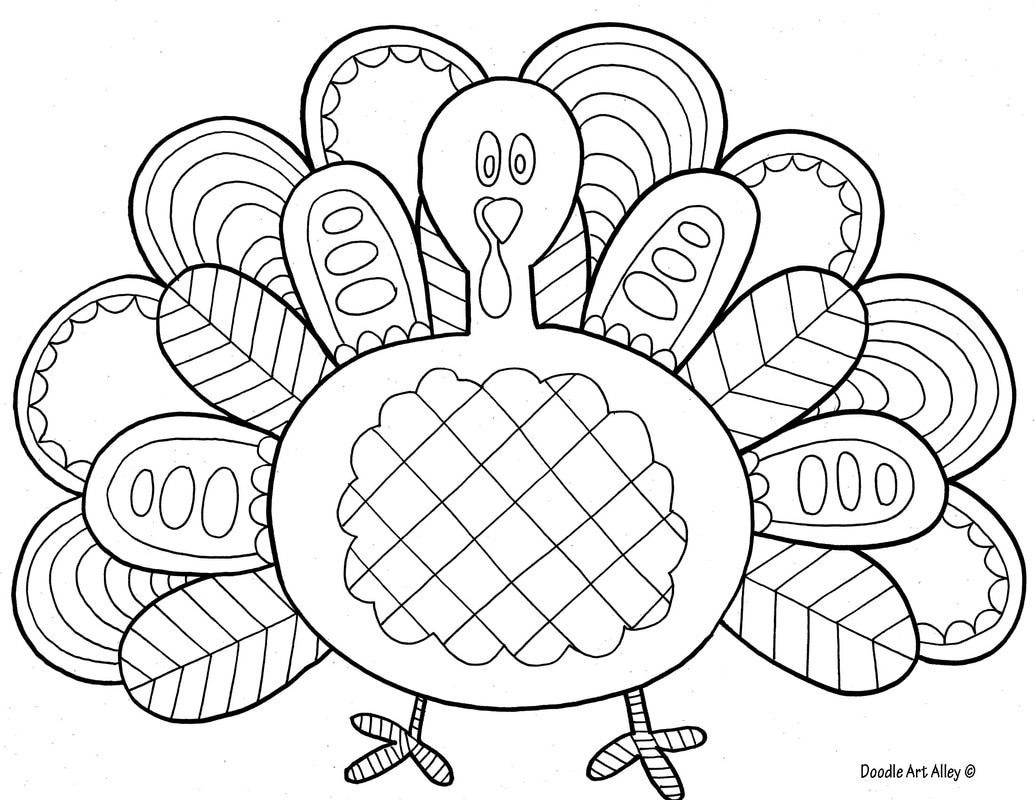coloring pages printable thanksgiving