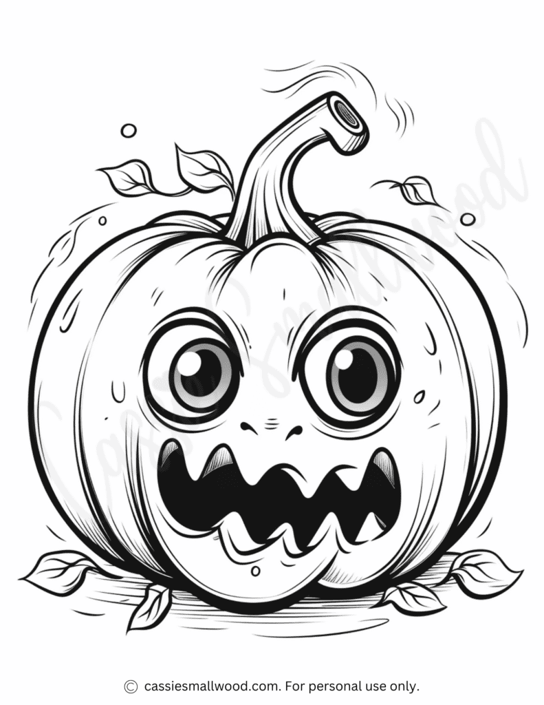 THE BEST Pumpkin Coloring Pages Free Printable Cassie Smallwood