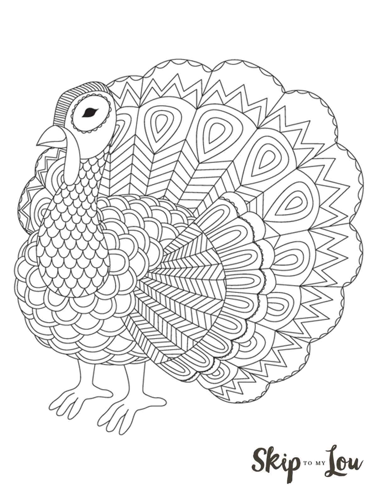 cute thanksgiving coloring pages