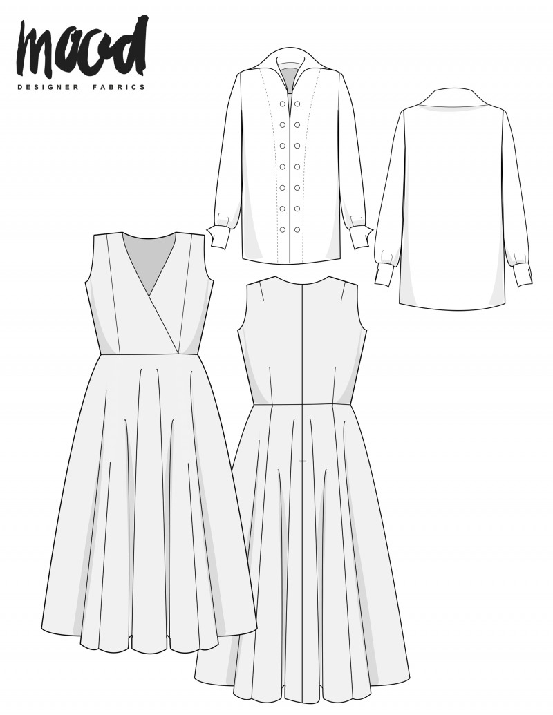 The Gambit Pinafore Dress Free Sewing Pattern